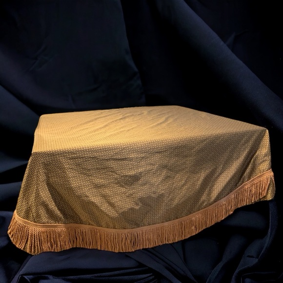 Formal Tablecloth | Custom Made | Italian Satin Fringe | Beautiful Table Cover - Picture 1 of 8